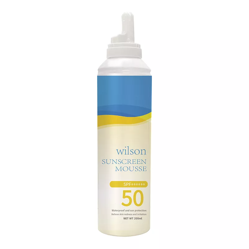 Oil-Free Water Resistant Sunscreen Mousse